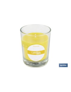 Candela profumata alla citronella in vetro trasparente 120 g 2