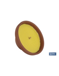 Pack 6 velas aromáticas de citronela en terracota 300 g 2