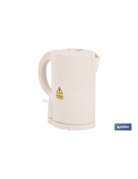 Chaleira elétrica 1080 W com capacidade de 1 L