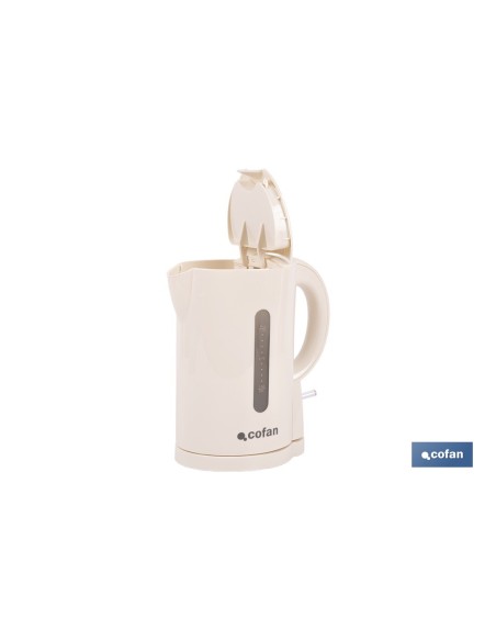 Chaleira elétrica 1080 W com capacidade de 1 L