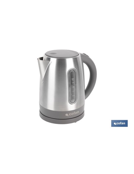 Chaleira elétrica 2200 W com capacidade de 1,7 L