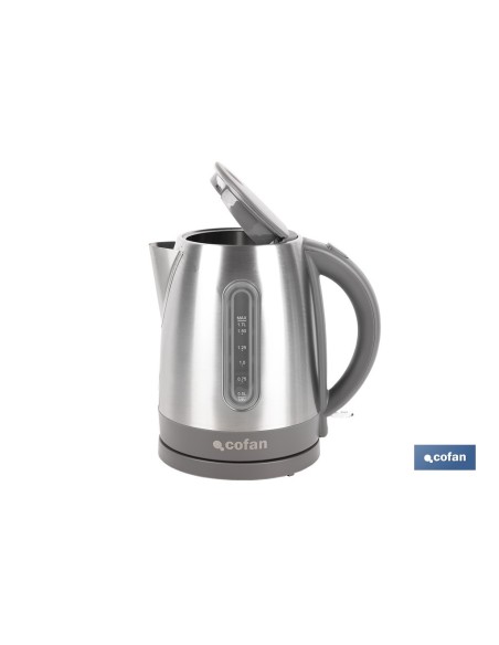 Chaleira elétrica 2200 W com capacidade de 1,7 L