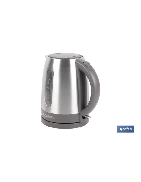 Chaleira elétrica 2200 W com capacidade de 1,7 L