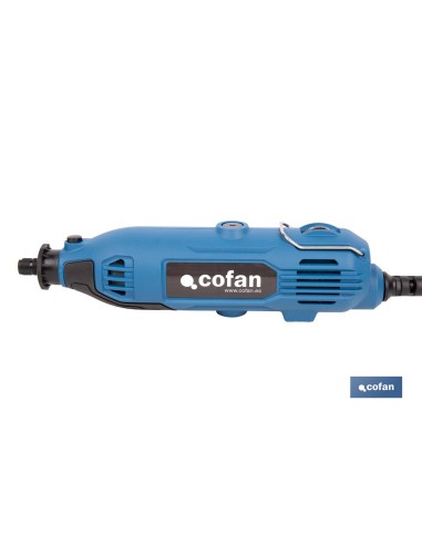 Rotary tool 135 W with variable speed and accessories
