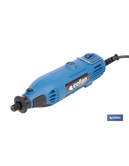 Rotary tool 135 W with variable speed and accessories
