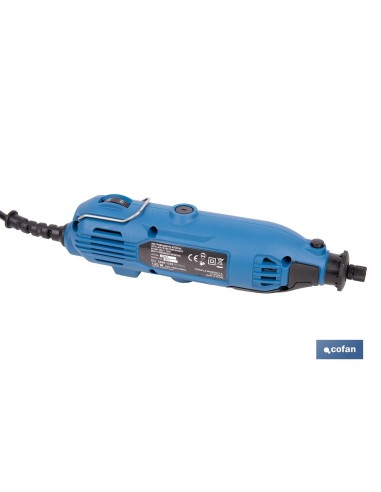 Rotary tool 135 W with variable speed and accessories