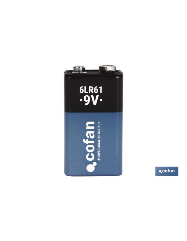 Pack de 12 piles alcalines 6LR61/9V de longue durée en blister