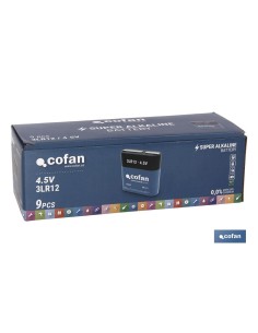 Pack mit 9 Blister Alkaline Batterie 3LR12/4,5V 2