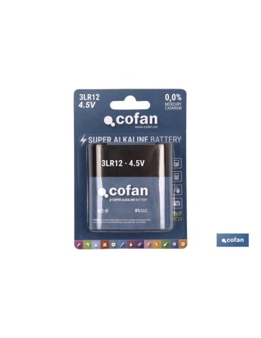 Pack mit 9 Blister Alkaline Batterie 3LR12/4,5V