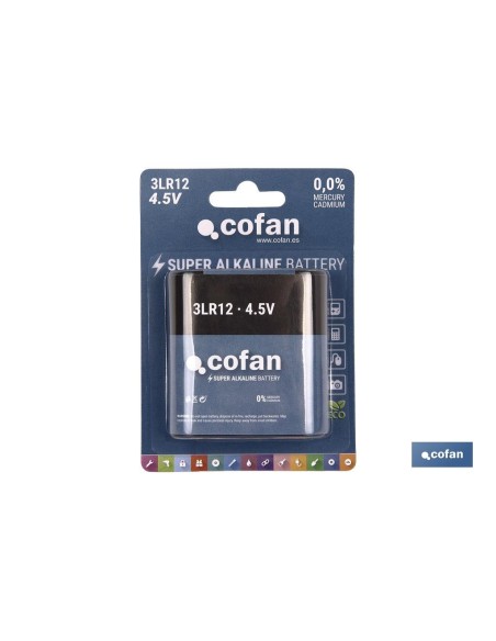 Pack mit 9 Blister Alkaline Batterie 3LR12/4,5V