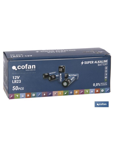 Pack mit 5 LR23/12V Alkaline-Batterien - Langanhaltend