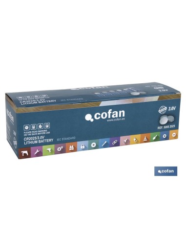Pack de 100 Pilas Botón CR2016 de Litio 3.0V en Blíster