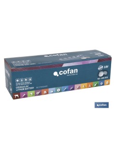 Pack 100 unidades Pilas Botón CR2032 3.0V Litio