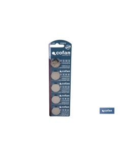 Pack mit 5 CR2032 3.0V Knopfzellen