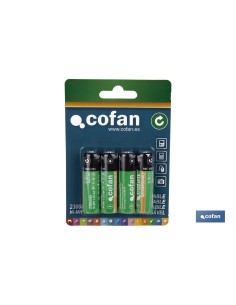 Blister 4 pilas recargables AA 2300mAh Ni-MH 2