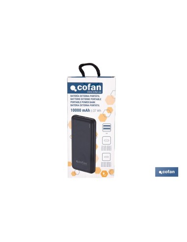 Tragbare Power Bank Batterie 10000 mAh 37 Wh