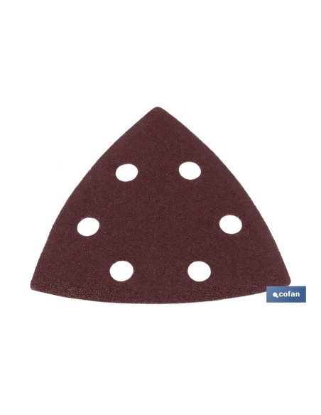 Pack of 5 sanding sheets grit 100 for multitool
