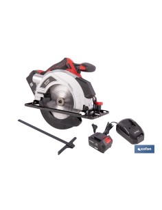 Seghetto circolare a batteria Li-ion 20 V Ø185 mm con motore brushless