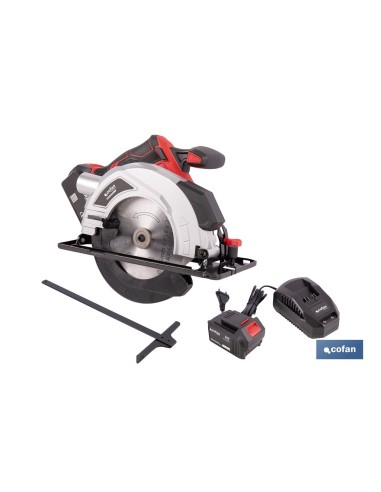Seghetto circolare a batteria Li-ion 20 V Ø185 mm con motore brushless