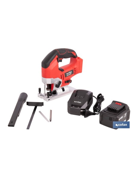 Seghetto alternativo a batteria Li-ion 20 V con motore brushless