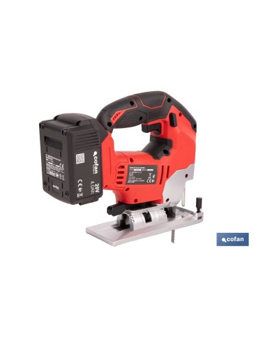 Serra de tico-tico a bateria Li-ion 20 V com motor brushless