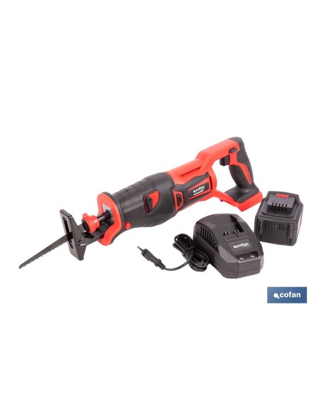 Seghetto alternativo a batteria Li-Ion 20 V con motore brushless