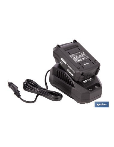 Pack Ladegerät 20 V 2.4 A und Li-ion Batterie 20 V 2.0 Ah
