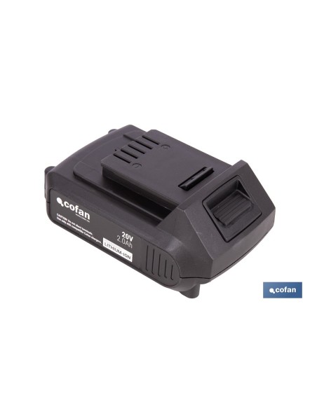 Pack Ladegerät 20 V 2.4 A und Li-ion Batterie 20 V 2.0 Ah
