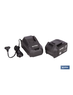 Pack cargador 20 V 4.5 A y batería Li-ion 20 V 4.0 Ah