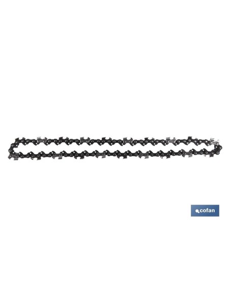 Replacement chain for electric saw, round tooth, high performance