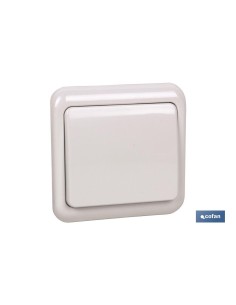 Eingebauter Kreuzschalter Modell Pacific 10A weiß