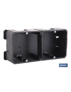 Pacco da 10 scatole incassare meccanismi 145x67x42 6 ingressi tubo 2