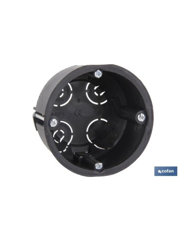 Confezione da 20 unità scatola incasso meccanismi ø68x46 4 ingressi tubo