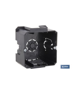 Pacco da 20 unità scatola incassata meccanismi universale 65x65x40 9 ingressi tubo