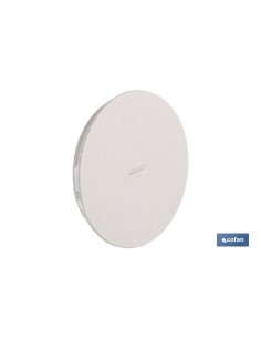 Tapa roscada para caja empotrar 80x32 mm con diseño técnico
