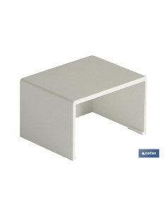 Pack 5 unidades tapa final 25x40 PVC blanca