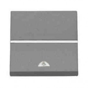 Pulsador ancho bombilla PLATA Niessen Zenit N2204.2 PL