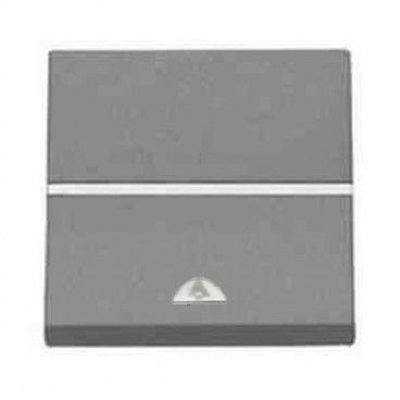 Pulsador ancho bombilla PLATA Niessen Zenit N2204.2 PL