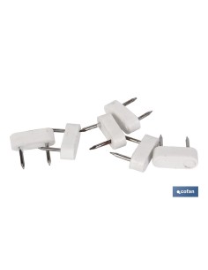 Pacote 12 Topes Duas Pontas Pequeno Marrom - 6 UNIDADES