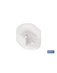 Pack of 10 White Wardrobe Rail Supports 2 UDS