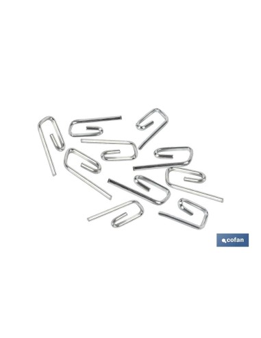 Pack of 12 zinc-coated curtain hooks 10 units