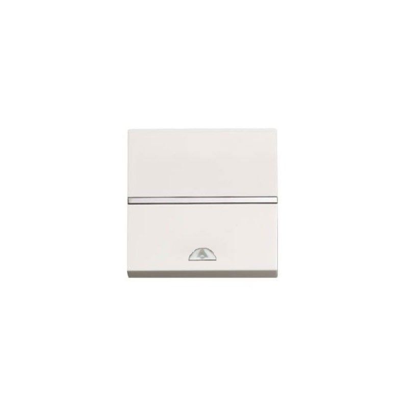 Pulsador ancho bombilla BLANCO Niessen Zenit N2204.2 BL