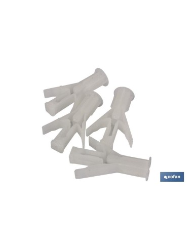Pack mit 10 Gipskarton-Dübel 10 x 38mm