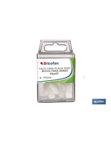 Pack mit 10 Gipskarton-Dübel 10 x 38mm