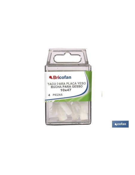 Pack of 10 drywall anchors 10 x 38mm