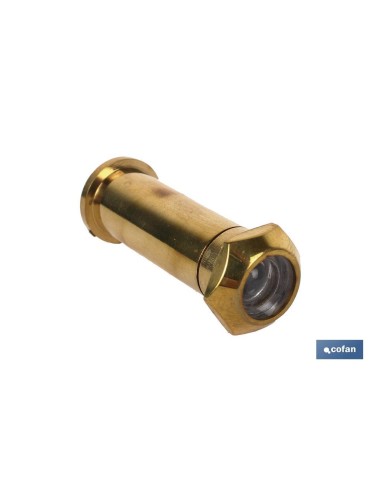 Pack of 12 Brass Peepholes 12 x 35 mm