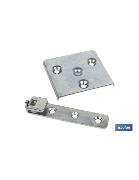 Pack of 12 zinc wardrobe hooks 53mm for home use