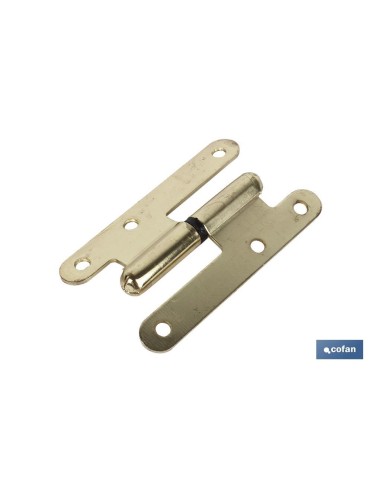 Confezione da 12 Cerniere Rotonde Sinistre 9,5mm per Installazioni