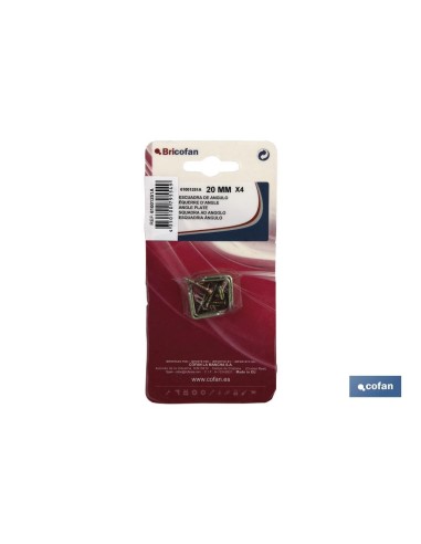 Pack mit 12 Winkelmessern 20mm mit hoher Präzision