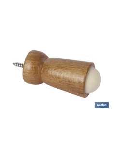 Confezione da 12 fermaporta in legno 60mm con design funzionale
